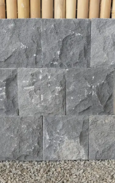 Product image of the product “Black Lava Stone Wall tiles,Quality for export market, Size 20 x 20 cm (0,04m²) Price per 1 m² / 25pcs. ”